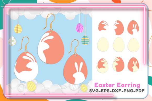 3D Layered Easter Egg Earring: A Versatile Digital Design for Creatives and Entrepreneurs