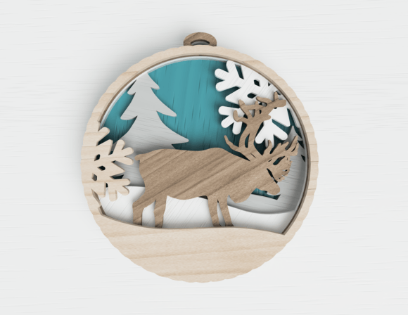 Christmas Deer Ornament 3D Layered Laser Cut: A Strategic Addition to Your Creative Toolkit