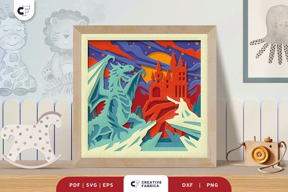 Dragon 3D Paper Cutting SVG: A Creative Tool for Craft Enthusiasts