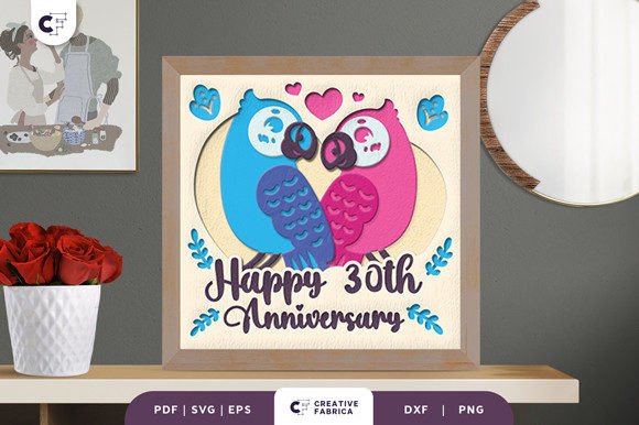 Happy Anniversary 3D Light Box Paper Cut: A Creative Way to Celebrate