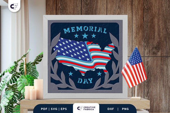 Memorial Day 3D Shadow Box Paper Cut: A Creative Way to Honor the Past