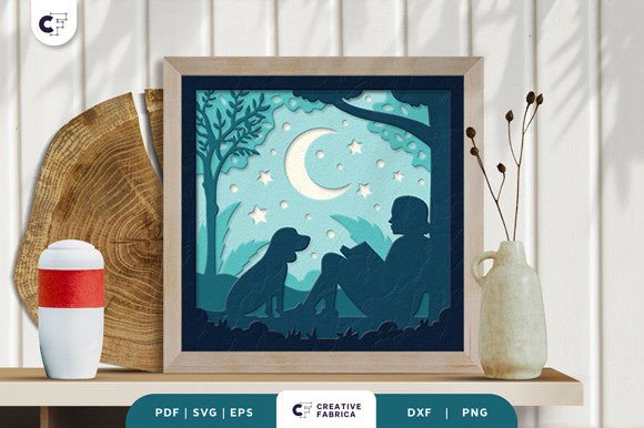 Pet Remembrance 3D Shadow Box Papercut: A Unique Way to Honor Your Beloved Pet