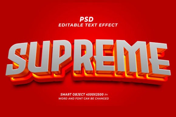PSD Supreme 3D Editable Text Effect: A Game-Changer for Designers