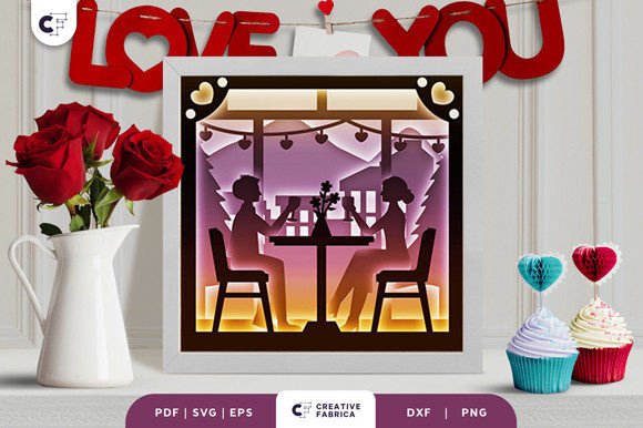 Valentine’s Day Couple 3D Paper Cut SVG: A Creative Way to Celebrate Love